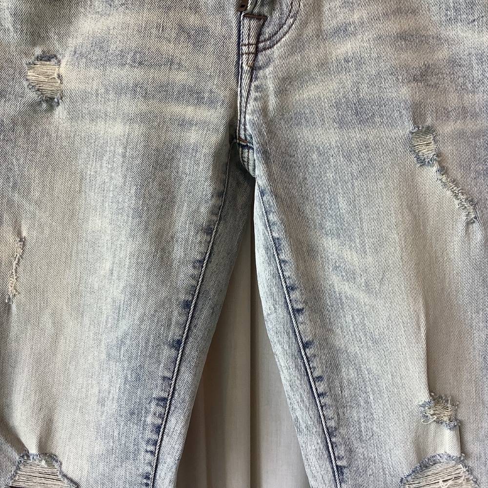 American Eagle Women’s Distressed Denim Jeans Flex Stretch Size 28x32 - Picture 3 of 9